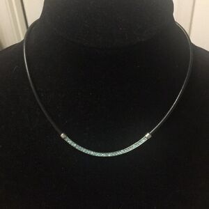 Choker with Aqua Stones
